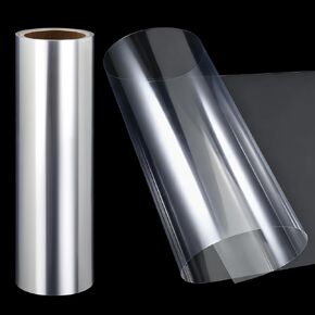 4 mil 12 Inches x 40ft Rolls Acetate Sheets Blank Stencil Sheets Transparency Mylar Stencils Sheet Transparency Blank Template Material Acetate for Cutting Machines (Clear) in Kuwait