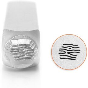 ImpressArt- Wood Texture Metal Design Stamp, 6mm in Kuwait