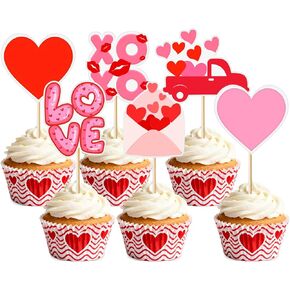 48Pcs St. Patrick’s Day Cupcake Toppers Shamrock Leprechaun Hat Horseshoe Gold Coin Cupcake Picks for Irish Party Decorations in Kuwait