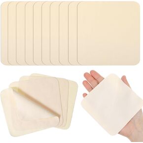 20 قطعة من قماش الشامواه المقطوع مسبقًا، أدوات الفخار المصنوعة من جلد الشامواه، أدوات تشذيب السيراميك والحرف اليدوية، جلد ناعم لتنعيم حافة الوعاء، قماش تنظيف متعدد الأغراض in Kuwait