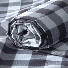 Q&J Fabric Co. قماش منقوش 3 ياردات × 94 بوصة 1 بوصة قماش قطني مربعات أخضر غامق من The Yard خياطة مرقعة مسبقًا لخياطة المنزل اليدوية لتزيين عيد الميلاد in Kuwait