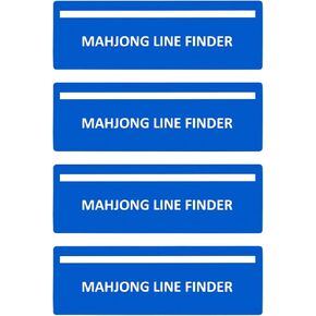 4Pack Mahjong Line Finder, Mahjong Line Reader, Mahjong Card Guide, Mahjong Rules Helper, Mahjong Accessories and Gifts for Women (Pink) in Kuwait