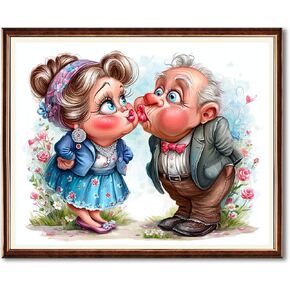 wrtcpoc لطيف سيدة تبلغ من العمر التطريز مجموعات المبتدئين للبالغين، الجدة الأزياء عد عبر الابره مجموعات للبالغين، الأصدقاء القدامى التطريز التطريز عدة للمبتدئين 11ct in Kuwait