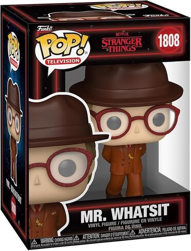 POP TV: Stranger Things - Mr. Whatsit #1808 (الموسم 5) شخصية فانكو من الفينيل (مع حافظة حماية صندوقية متوافقة)، 3.75 بوصة in Kuwait