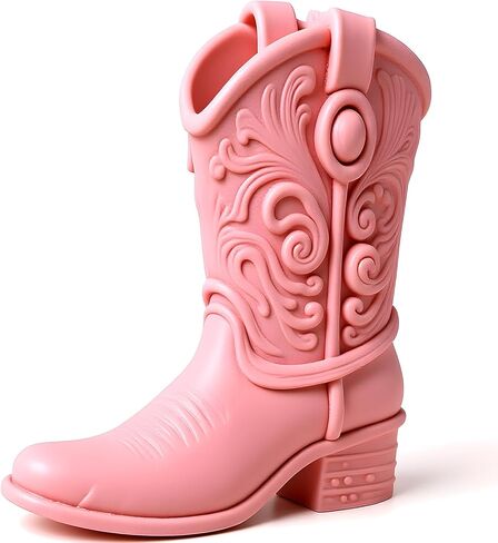 Cowboy Boot Candle Mold Western Cowboy Boot Candle Silicone Molds for Candles Making Resin Casting Aromatherapy Candles Handmade Wax Home Decor in Saudi Arabia