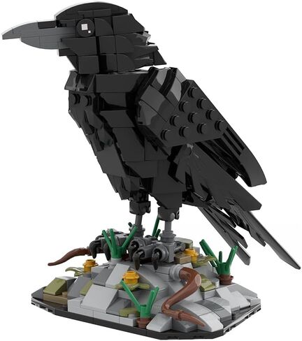 Raven Building Blocks Model Set for Adults, DIY Advanced Bird Construction Kit for Home and Office, Gift for Birthdays(357PCS) in Saudi Arabia