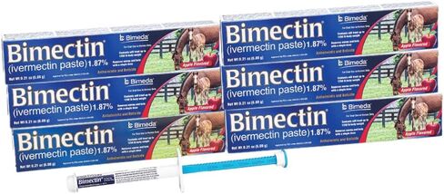 (ivermectin Paste 1.87% | Single Dose | Apple Flavored | 6 Pack in Saudi Arabia
