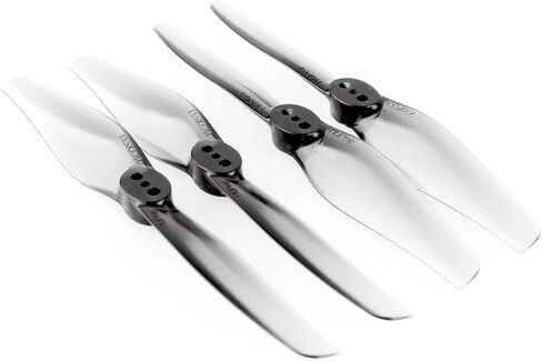 8pcs HQProp T3.5X2.2 3.5 Inch T-Mount 3-Blade Propeller Set (4X CW / 4X CCW) in Saudi Arabia