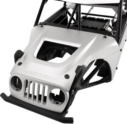 H10 جسم بصري، مجموعة لوحة جسم من الألومنيوم لـ Vanquish H10 Optic Sparco Yokohama RTR 1/10 RC Crawler Upgrades Parts (أبيض) in Kuwait