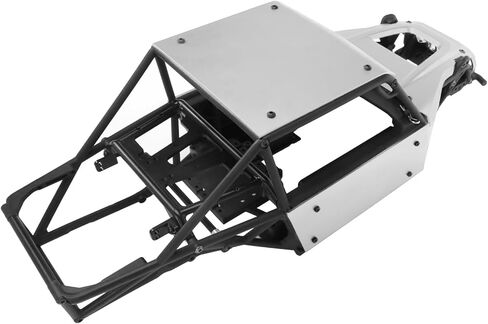 H10 جسم بصري، مجموعة لوحة جسم من الألومنيوم لـ Vanquish H10 Optic Sparco Yokohama RTR 1/10 RC Crawler Upgrades Parts (أبيض) in Kuwait