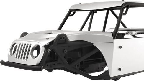 H10 جسم بصري، مجموعة لوحة جسم من الألومنيوم لـ Vanquish H10 Optic Sparco Yokohama RTR 1/10 RC Crawler Upgrades Parts (أبيض) in Kuwait