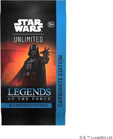 Star Wars: عرض معزز غير محدود لـ TCG Legends of The Force Carbonite Edition - 12 حزمة معززة متميزة مع متغيرات حصرية، للأعمار من 12 عامًا فما فوق، 2+ لاعبين، 20 دقيقة من وقت اللعب، مصنوعة بواسطة Fantasy Flight Games in Saudi Arabia