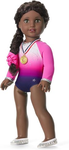 American Girl, Truly Me, Beam with Pride Gymnastics Outfit, Doll Clothes, for 18-inch Dolls, 4pcs, Ages 6+ in Saudi Arabia
