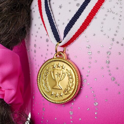 American Girl, Truly Me, Beam with Pride Gymnastics Outfit, Doll Clothes, for 18-inch Dolls, 4pcs, Ages 6+ in Saudi Arabia