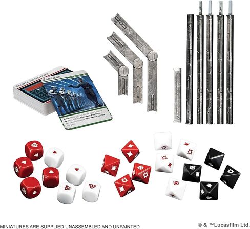 ألعاب Atomic Mass Games Star Wars: Legion Galactic Empire Starter Set - لعبة منمنمات للطاولة، لعبة استراتيجية للأطفال والكبار، للأعمار من 14 عامًا فما فوق، لاعبان، وقت لعب لمدة 3 ساعات، صنعت in Saudi Arabia