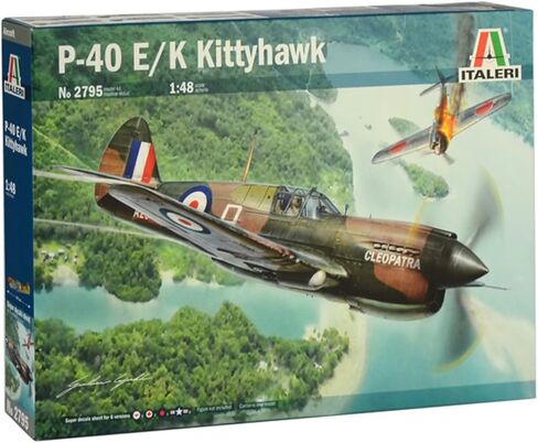 Italeri 2795S P-40E/K Kittyhawk Building, Stand Model Making, Crafts, Hobby, Gluing, Plastic Kit, Unvarnished in Saudi Arabia