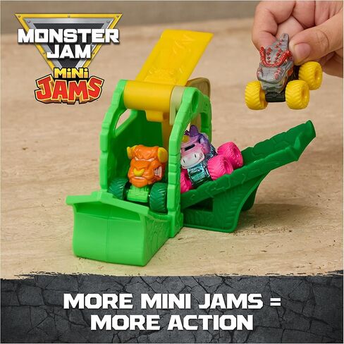 Monster Jam Mini Jams, Crash & Crumble Skull Escape Playset, 2 Exclusive Die-Cast El Toro Loco and Dragon Monster Trucks, Kids Toys for Boy and Girls Ages 3 and up in Saudi Arabia
