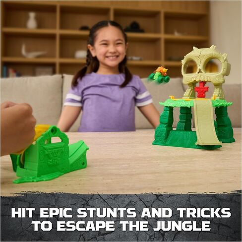 Monster Jam Mini Jams, Crash & Crumble Skull Escape Playset, 2 Exclusive Die-Cast El Toro Loco and Dragon Monster Trucks, Kids Toys for Boy and Girls Ages 3 and up in Saudi Arabia