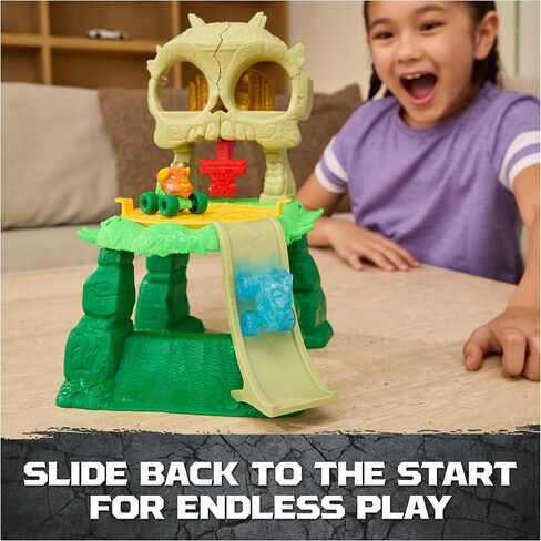 Monster Jam Mini Jams, Crash & Crumble Skull Escape Playset, 2 Exclusive Die-Cast El Toro Loco and Dragon Monster Trucks, Kids Toys for Boy and Girls Ages 3 and up in Saudi Arabia