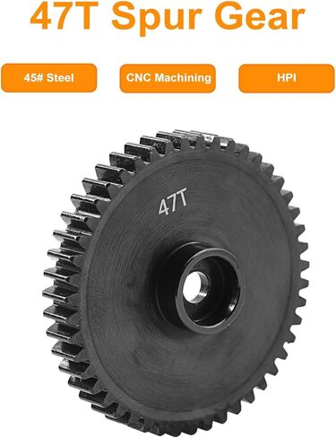 Steel 47T Main Gear Metal Spur Gear Replacement for HPI Savage X 4.6 1/8 Remote Control Car Upgrade Parts in Saudi Arabia