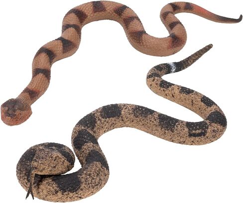 2Pcs Realistic Fake Snakes for Garden, Keep Birds & Squirrels Away, Lifelike Snake Toy, Rattlesnake Prank Prop for Halloween, Outdoor Yard Decorations in Saudi Arabia