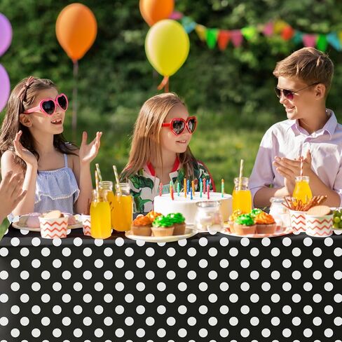 3 Pcs Mouse Themed Party Tablecloth, Cartoon Mouse Color Plastic Table Cover Red Black Yellow Disposable Table Cloths Christmas Birthday Party Decorations Supplies 54" x 108" in Saudi Arabia