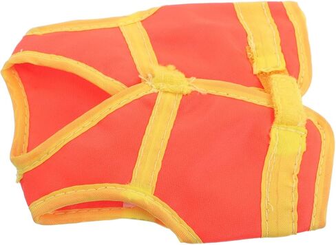 BESTonZON Mini Doll Safety Vest Set for Toy Soldiers Lightweight Cloth Vest Accessories for Creative Play and Doll Clothing 3.85X3.46 Inches in Saudi Arabia
