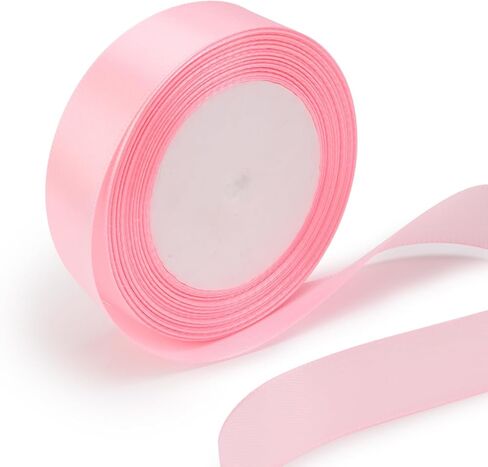 2.5CM/1-Inch Satin Ribbon 25Yard Suitable for Holiday Decoration, Gift Packaging, DIY Crafts, and Wedding Decoration in Saudi Arabia