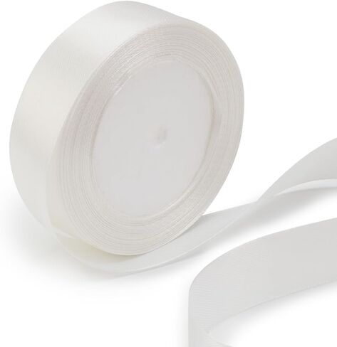 2.5CM/1-Inch Satin Ribbon 25Yard Suitable for Holiday Decoration, Gift Packaging, DIY Crafts, and Wedding Decoration in Saudi Arabia