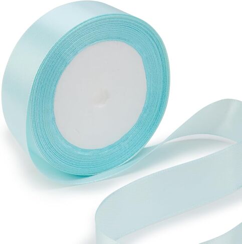 2.5CM/1-Inch Satin Ribbon 25Yard Suitable for Holiday Decoration, Gift Packaging, DIY Crafts, and Wedding Decoration in Saudi Arabia