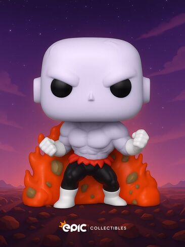 Pop Anime: Dragonball Super - Jiren (Glows in The Dark) Exclusive Vinyl Figure Bundled with Box Protector Compatible for Funko in Saudi Arabia