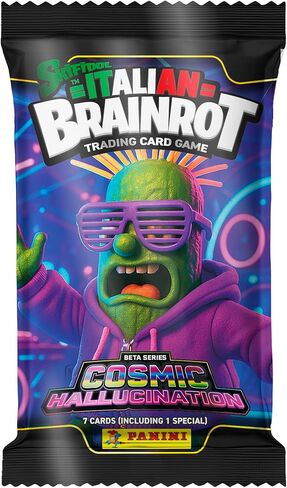 Panini Skifidol Italian Brainrot Cosmic Hallucination Trading Card Collection - x24 Packs in Saudi Arabia