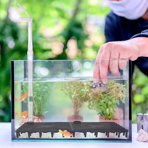 24pcs Undergravel Filter Aquarium Divider Tank (5.7'' x 5.7'') Under Gravel System for Clean Water with 8 Uplift Tube for Fish Tank Separation Bottom Filtration & DIY Aquascaping in Kuwait