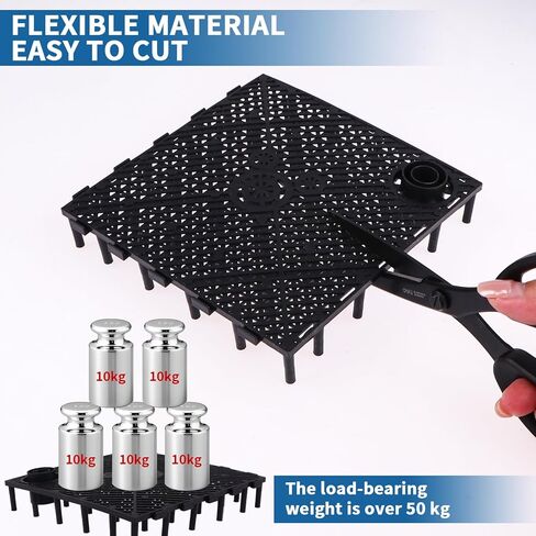 24pcs Undergravel Filter Aquarium Divider Tank (5.7'' x 5.7'') Under Gravel System for Clean Water with 8 Uplift Tube for Fish Tank Separation Bottom Filtration & DIY Aquascaping in Kuwait