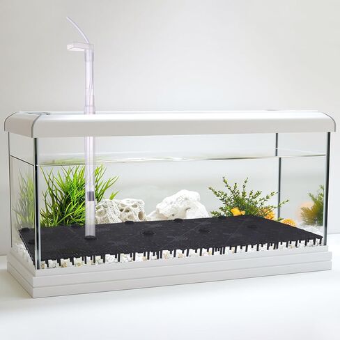 24pcs Undergravel Filter Aquarium Divider Tank (5.7'' x 5.7'') Under Gravel System for Clean Water with 8 Uplift Tube for Fish Tank Separation Bottom Filtration & DIY Aquascaping in Kuwait