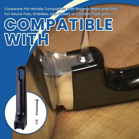 Cookware Pot Handle Compatible with Wagner Ware and GHC. for Sauce Pots, Griddles, and Skillets or Chicken Fryer pots in Saudi Arabia