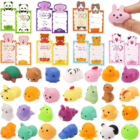 28 حزمة من هدايا عيد الحب للأطفال في المدرسة مع جالاكسي موتشي، ألعاب تململ لتخفيف التوتر مع بطاقات عيد الحب للأطفال في الفصول الدراسية، هدايا عيد الحب للأطفال في الفصل الدراسي هدايا الحفلات المدرسية in Kuwait