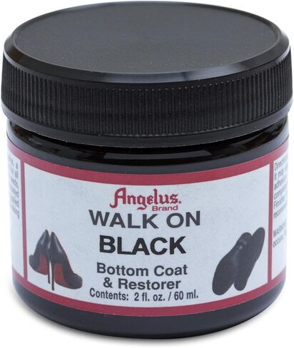 Angelus Walk on Black - معطف سفلي ومرمم للأحذية الجلدية ذات النعل - 2 أونصة سائلة in Kuwait