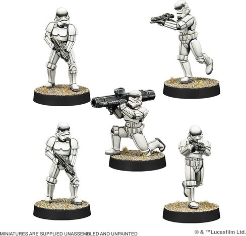 Star Wars Legion Stormtroopers Unit Expansion - Tabletop Miniatures Game, Strategy Game for Kids and Adults, Ages 14+, 2 Players, 90 Min Playtime, Made by Atomic Mass Games in Saudi Arabia