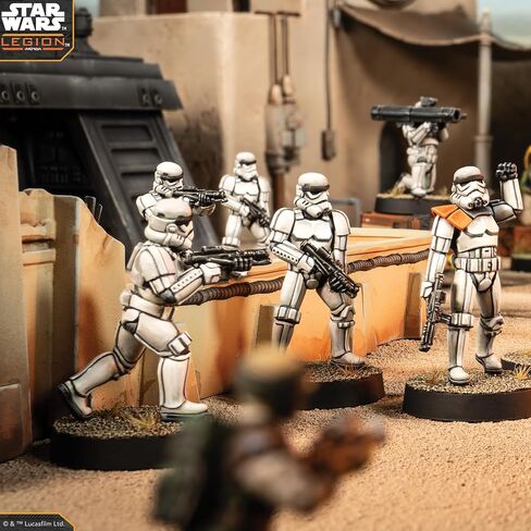 Star Wars Legion Stormtroopers Unit Expansion - Tabletop Miniatures Game, Strategy Game for Kids and Adults, Ages 14+, 2 Players, 90 Min Playtime, Made by Atomic Mass Games in Saudi Arabia