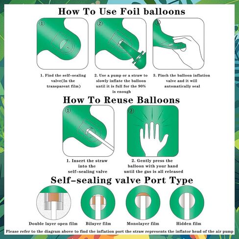 Dinosaur Birthday Decorations, 36'' Green Dinosaur Number 3 Balloon for 3rd Birthday Party Supplies (3) in Saudi Arabia