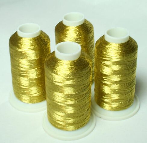 New ThreadNanny 4 Silver Metallic Machine Embroidery Thread Cones in Saudi Arabia