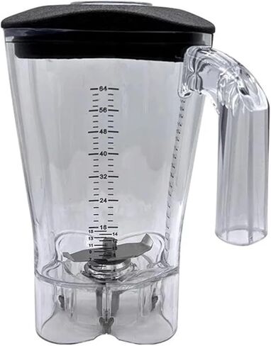 Blender Cup, With Blade Lid On The Bottom, Compatible For Hamilton Beach HBH550/650/850 Blender Ice Crusher Juicer Container Tank Replacement(650) in Saudi Arabia