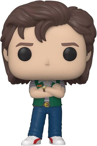 POP [Stranger Things - Steve Harrington [الموسم 4] شخصية Funko من الفينيل لمتجر الفيديو (مرفقة مع حافظة حماية صندوقية متوافقة)، متعددة الألوان، 3.75 بوصة in Kuwait