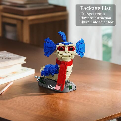 Worm Monster Building Block Toys Set, Fantasy Film Ello William Figure Set Compatible with Lego, Creative Horror Toys for Film Fans Kids Boys and Girls (669pcs) in Saudi Arabia