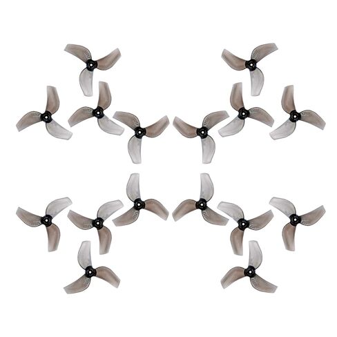 Gemfan 1219S 3-Blade FPV Propellers with 1.0 mm Center Hole for Micro Tiny Whoop FPV Racing Quadcopter (Clear Blue, Clear, Clear Purple, 24pcs - 12CW 12CCW) in Saudi Arabia
