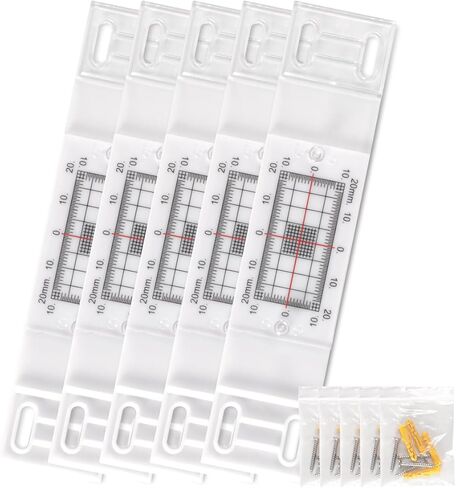 شاشة الكراك مع 2 أوتاد محددة مسبقًا ، أداة قياس وتسجيل الجدار المحددة (10pcs) in Saudi Arabia