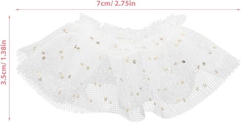Frcolor 30pcs Tutu Skirt Doll Clothes Soft Doll Costume for DIY Decoration Easy to Wear Accessories for Party and Imaginative Play in Saudi Arabia