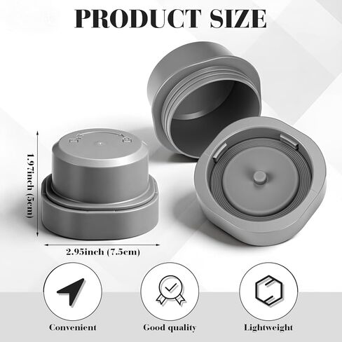 Portable Blender Blade Cover and Vessel Cap Compatible with Blast Portable Blender Bc100 Series and Bc151 Series, Replacement Accessories Lid Set, Plastic, Leak-proof Seal Dark Gray in Saudi Arabia