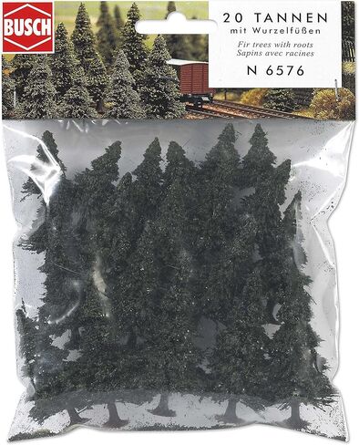 Busch 6576 Pine Tree w/Roots Set 20/N Scale Scenery Kit in Kuwait